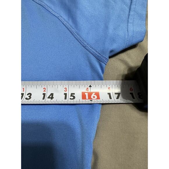 Under Armour T-Shirt Womens Size XS Blue Short Sleeve Semi Fitted Heat Gear - Picture 6 of 10